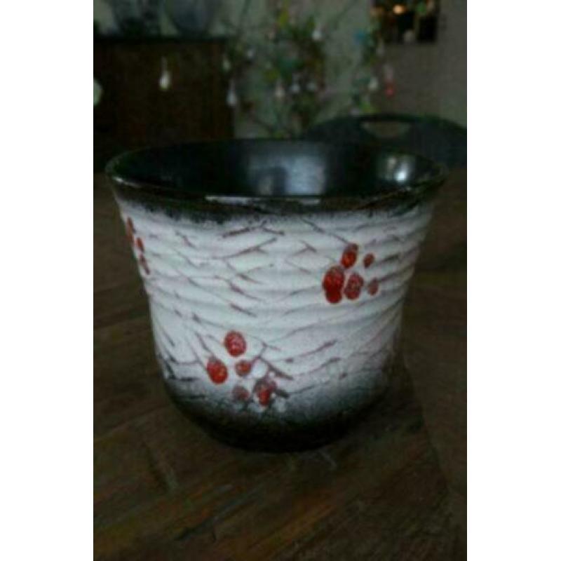 Vintage bloempot, Carstens, West Germany, 18 cm