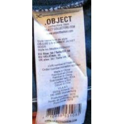 Object collectors item blauw bomber jacket maat 34 maat XS