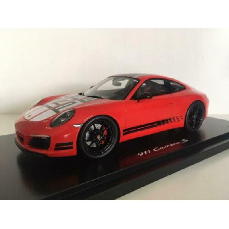 Porsche 911 (991) Carrera S Endurance Racing 2016 rood 1:18
