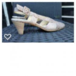 ZGAN *SI-TALY* Erg Mooie Slingbacks Maat 41 [MP86] Prachti