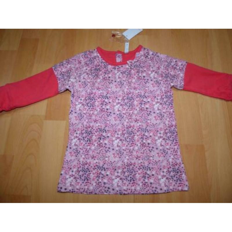 Mooie roze longsleeve van Noppies, maat 104 NIEUW!