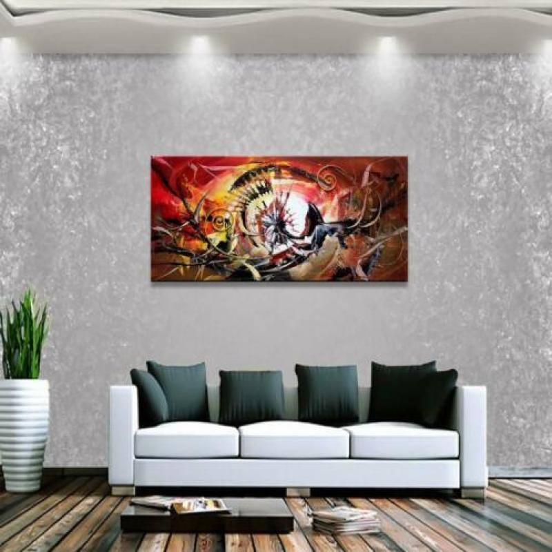 " Domenico " prachtig Acrylschilderij 120 cm x 60 cm