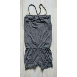 Benetton Tween grijs pakje jumpsuit maat 140