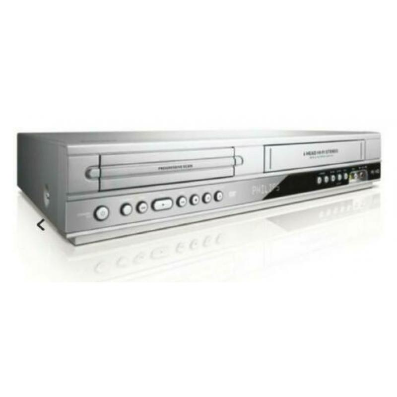 Philips dvd vhs combi recorder zonder afstandbediening