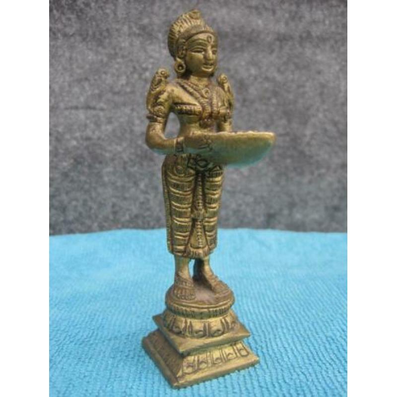 Beeldje van brons van de godin Lakshmi