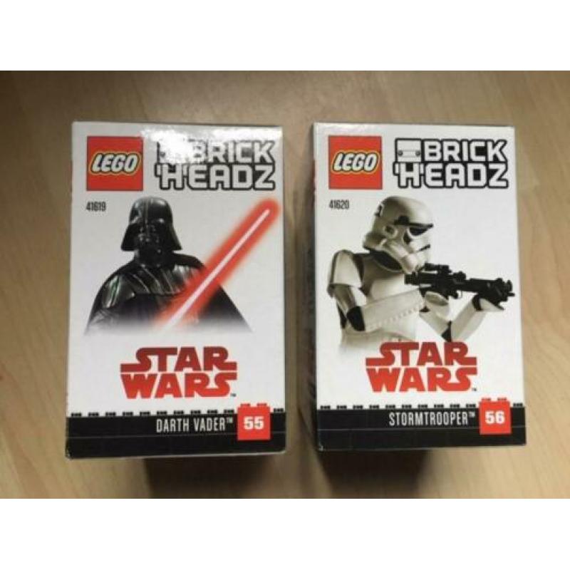 Lego Star Wars 41619 & 41620 Brickheadz (nieuw in doos)
