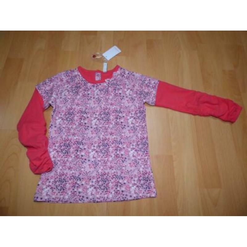 Mooie roze longsleeve van Noppies, maat 104 NIEUW!
