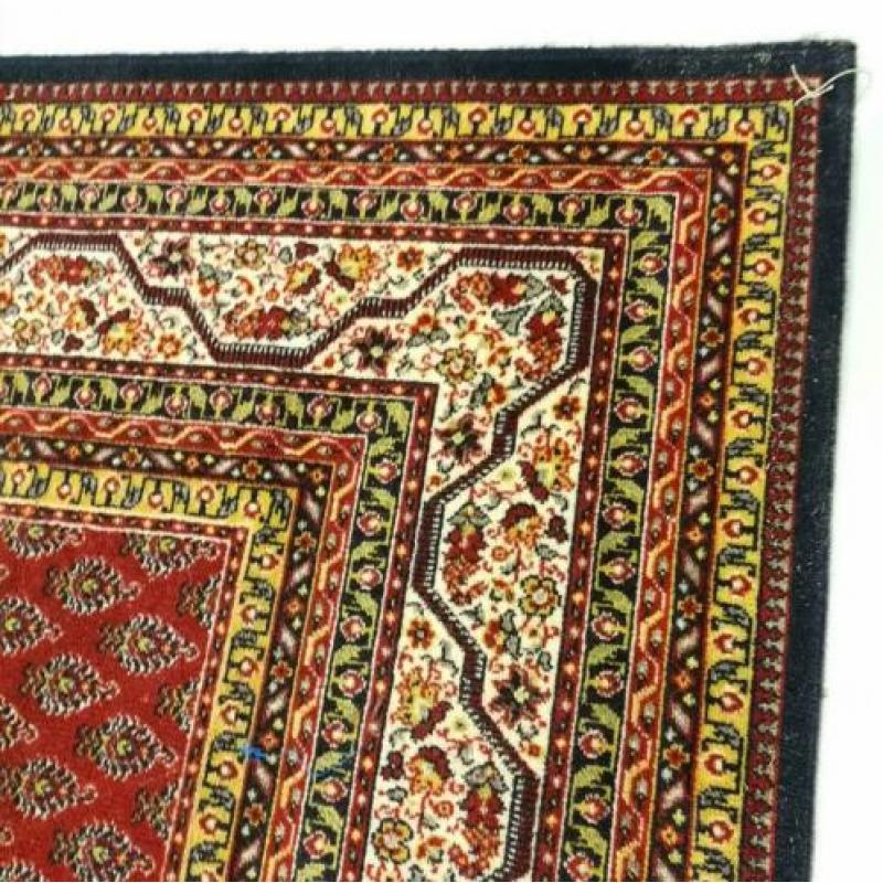 Perzisch tapijt, kleed, handgeknoopt, rood, 204x286, vintage