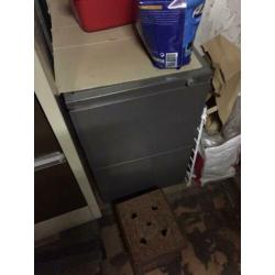 Stalen kasten, Archiefkasten, Ladekasten, Gispen, vintage