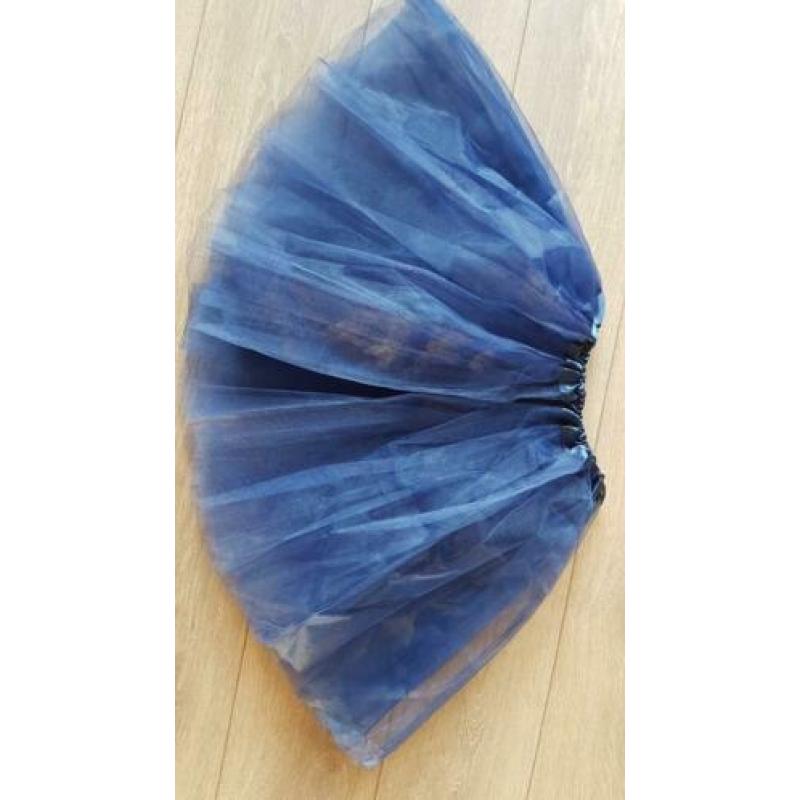 Nieuwe donkerblauwe petticoat / tutu / onderrok, mt 34 tm 44