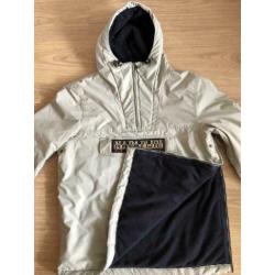 Originele winterjas Napapijri Rainforest lichtgrijs beige