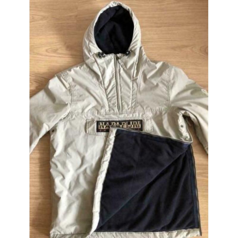 Originele winterjas Napapijri Rainforest lichtgrijs beige