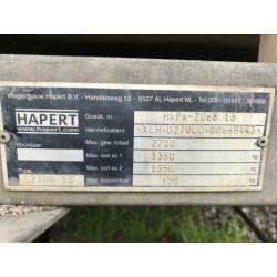 Hapert 1-zijdige elektrische kipper