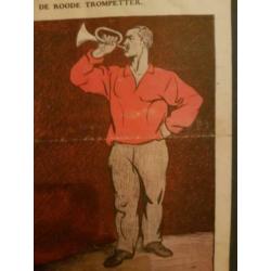 Albert Hahn de Notenkraker "de roode trompetter" 1908