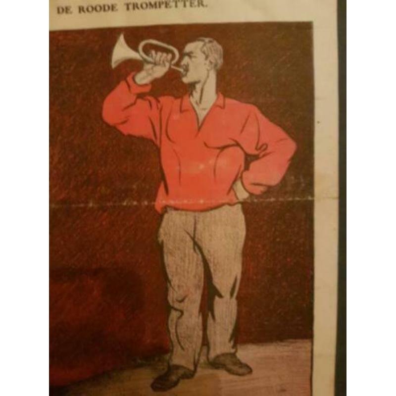 Albert Hahn de Notenkraker "de roode trompetter" 1908