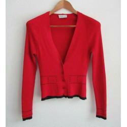 Rood zijde mix vest van Episode Essentials - mt S