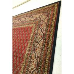 Perzisch tapijt, kleed, handgeknoopt, rood, 204x286, vintage