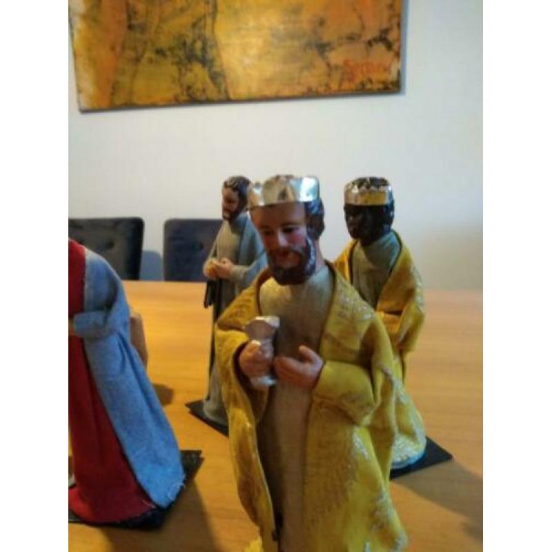 Antieke Kerststal