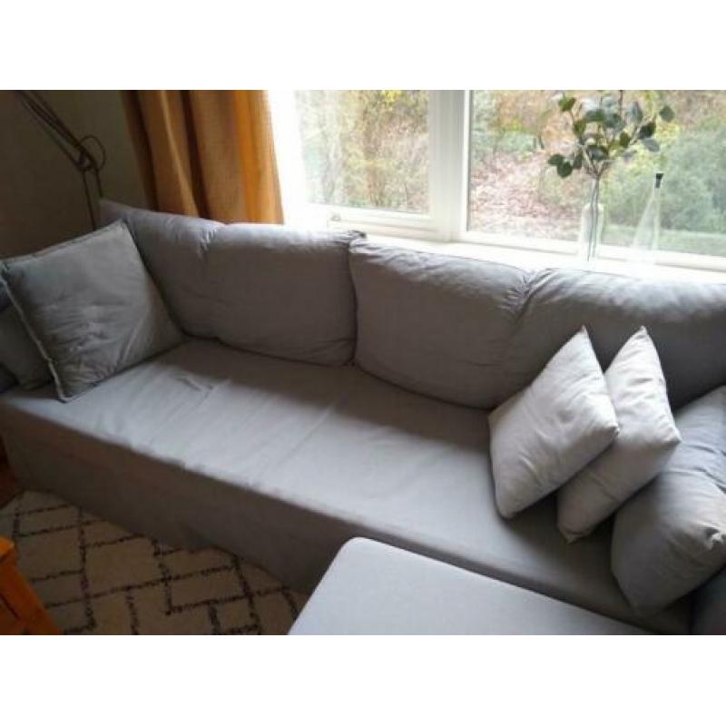 Grijze hoes Ikea Sandbacken