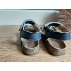 Stoere EB Shoes Italiaanse kwaliteits sandalen LEER maat 32