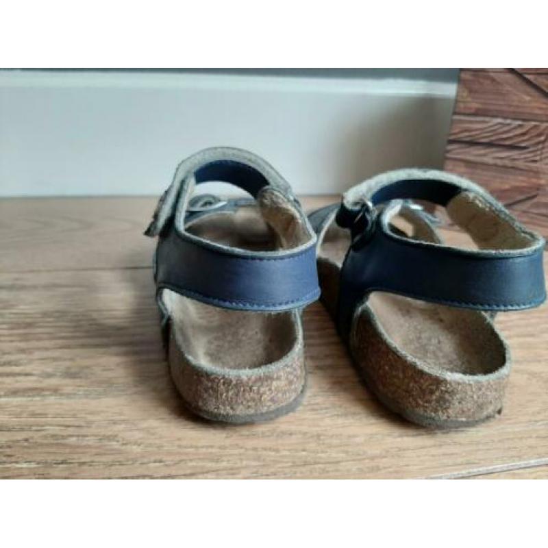 Stoere EB Shoes Italiaanse kwaliteits sandalen LEER maat 32