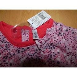 Mooie roze longsleeve van Noppies, maat 104 NIEUW!