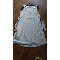 mama licious snow white nieuwe positie zwangerschaps jurk