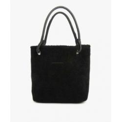 Mm6 teddy shopping tas – zwart
