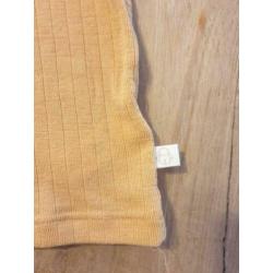 Wollen Dilling shirt okergeel maat 74