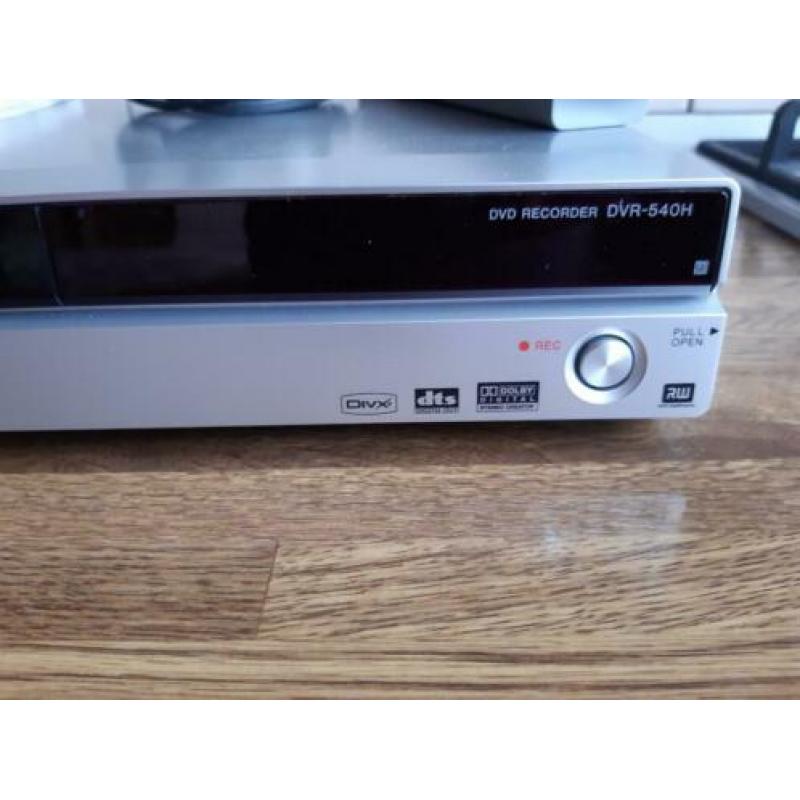 Pioneer dvd 540H met hardeschijf