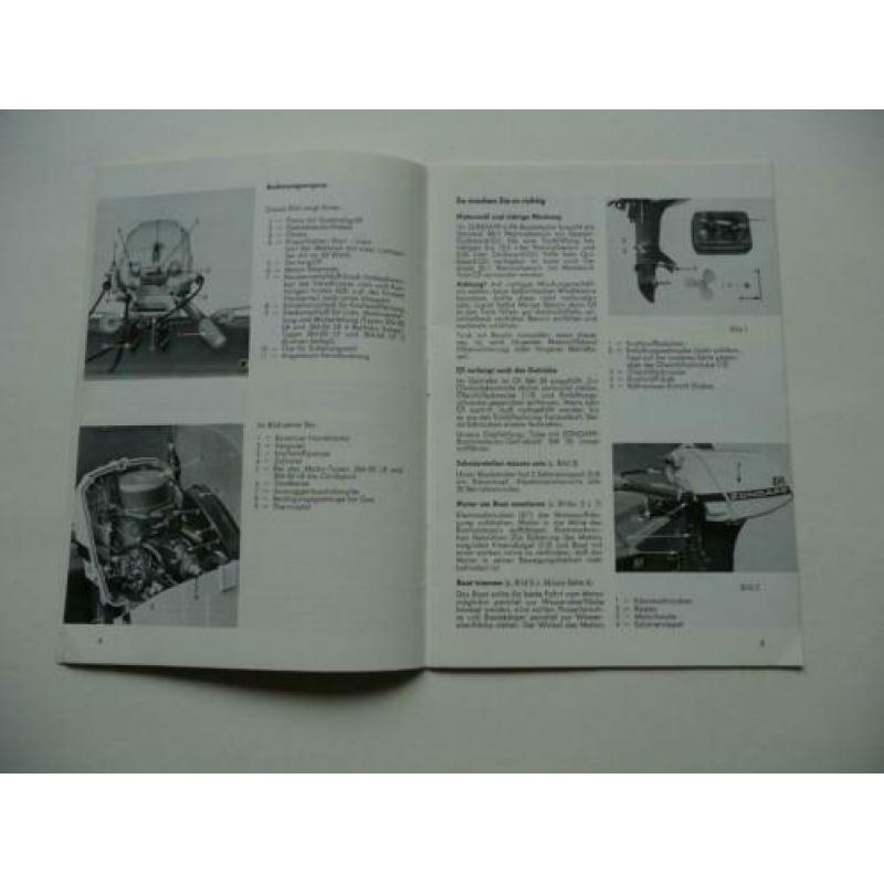 Zündapp "Bediening en Onderhoud" Buitenboord-Motor 304/6-PS