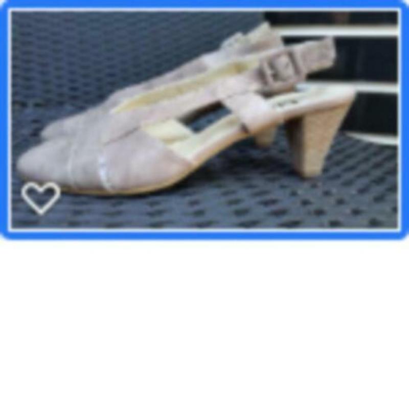 ZGAN *SI-TALY* Erg Mooie Slingbacks Maat 41 [MP86] Prachti