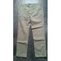 Ted Baker London slim fit katoenen heren broek groen mt S