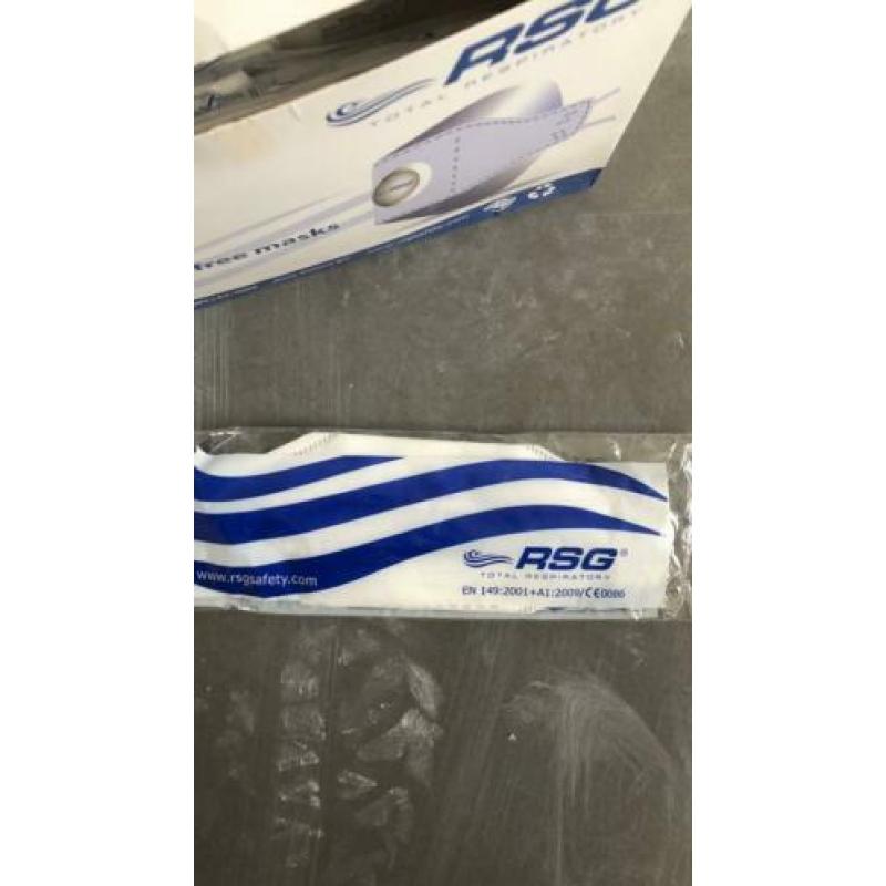 Mondkapjes / stofmaskers met ventiel FFP3 nieuw 9 stuks