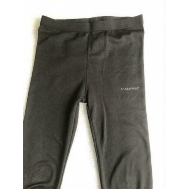 Maat 116 - legging - campris sport - zwart