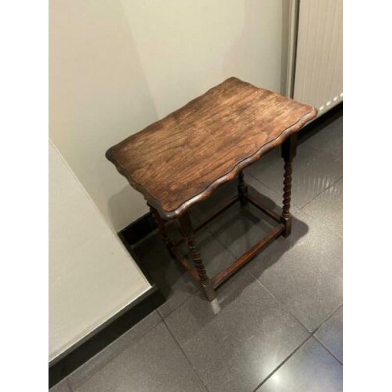 Bijzettafel eikenhout