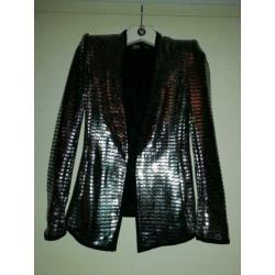 Zara blazer jasje maat xs Kleur zilver