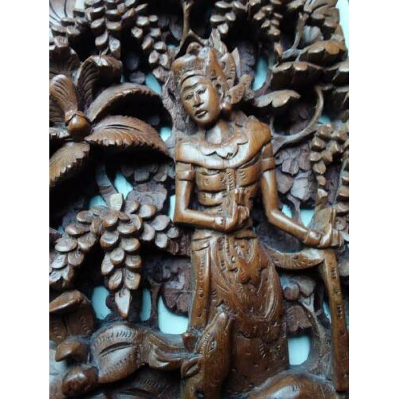 Balinese houtsnijwerk in 3D