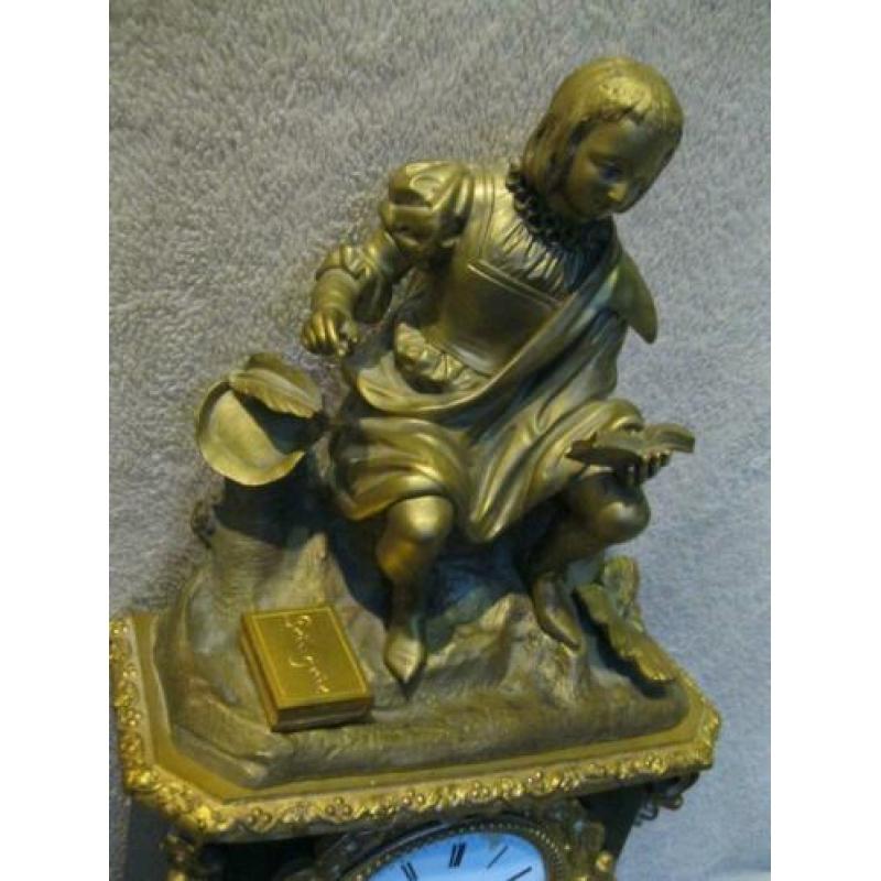 Prachtige touwtjespendule circa 1850 GRINGOIR.