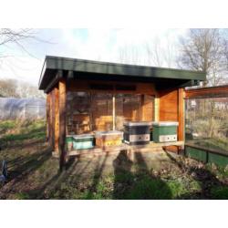 Blokhut - Tuinhuis – Schuurtje - Bijenstal
