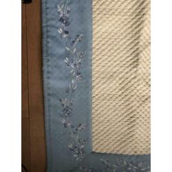 Laura Ashley Vloerkleed gebroken wit lavendelblauw
