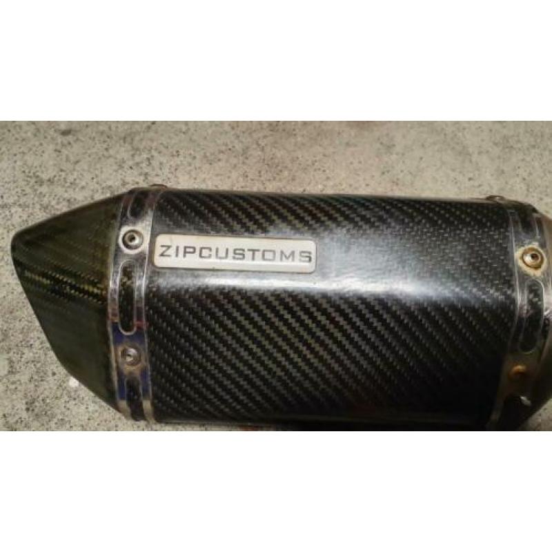 Zip uitlaat Jm tuning carbon