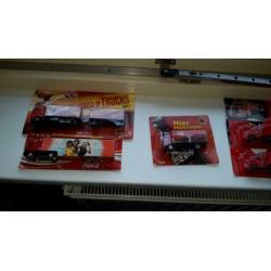 Coca-Cola trucks miniatuur vrachtwagens 9 stuks nieuw