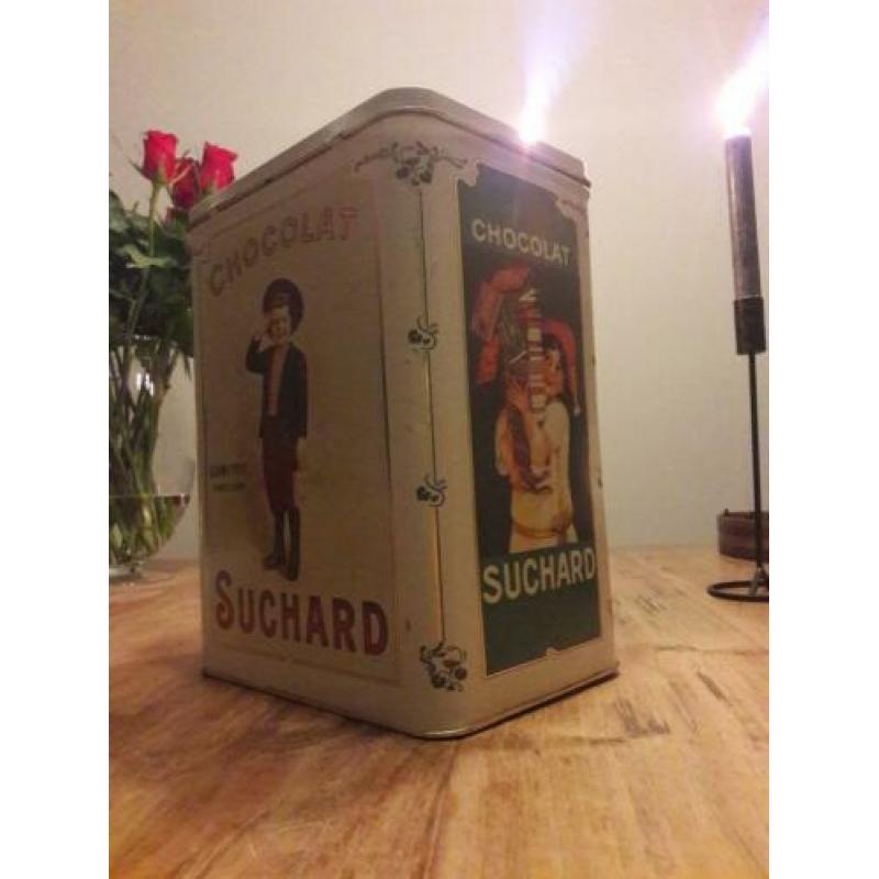 Zeldzaam antiek blik Chocolat Suchard