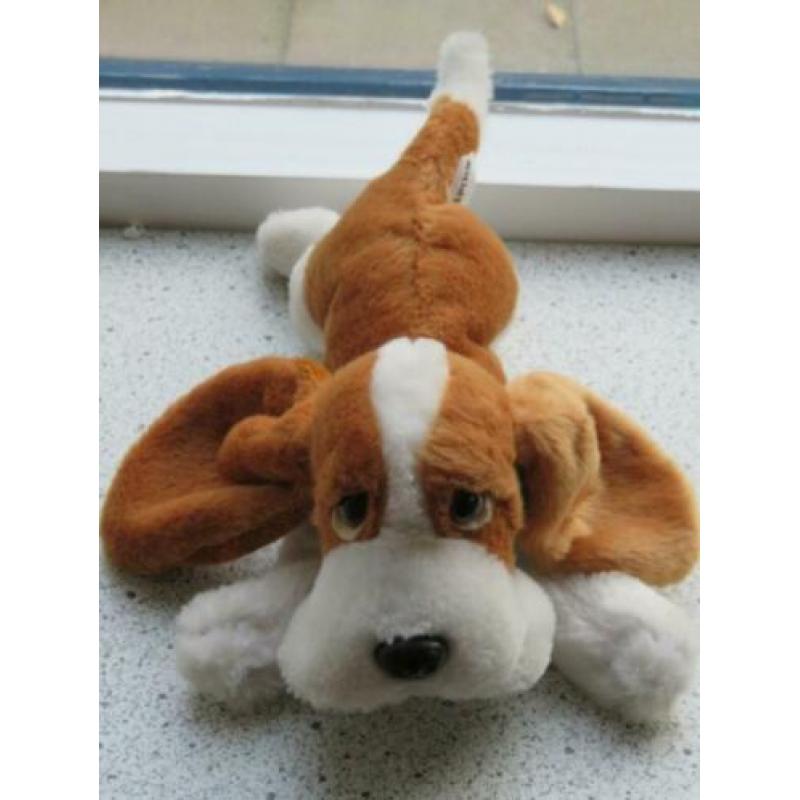 Hond Beagle van Scapino bruin wit glanzend velours