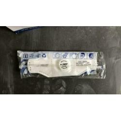 Mondkapjes / stofmaskers met ventiel FFP3 nieuw 9 stuks