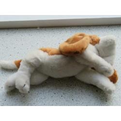 Hond Beagle van Scapino bruin wit glanzend velours