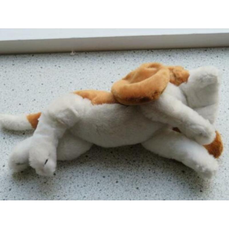 Hond Beagle van Scapino bruin wit glanzend velours