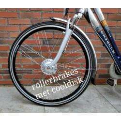 Gazelle Orange limited edition, Alu frame, 8 Nexus versnel.