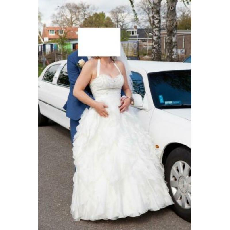 Maggie Sottero trouwjurk, maat 44, met alles er op en er aan